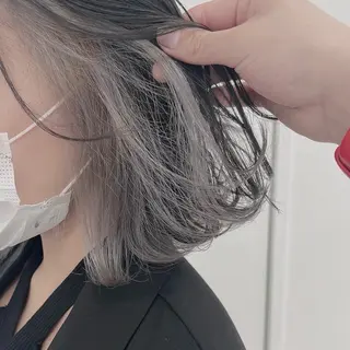 ショート カラー 韓国スタイル🇰🇷 トレンドレイヤー🪡のヘアスタイル