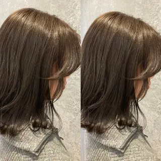 ミディアム カラー schon所属・み うのヘアスタイル