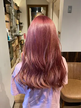 ロング カラー ヘアアレンジ 遠藤歩未/ EX秋葉原店のヘアスタイル