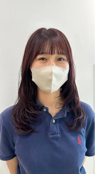 セミロング 髪質改善/縮毛/トリ ートメント/平野広大のヘアスタイル