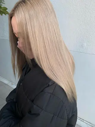 ロング 牧内 拓のヘアスタイル