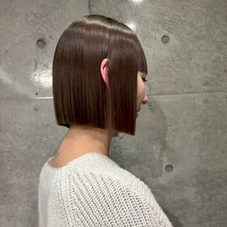ミディアム カラー ボブ/髪質改善 jionのヘアスタイル