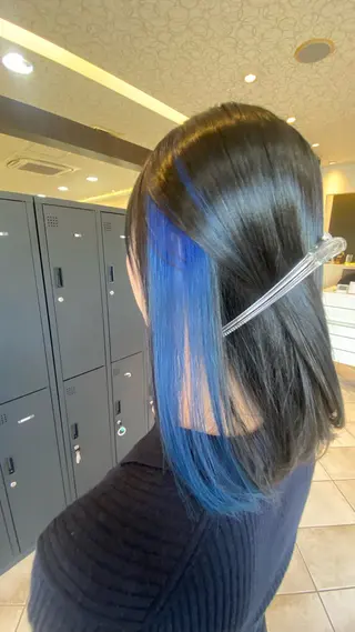 カラー seina🩰 ブリーチ/ヘアセットのヘアスタイル