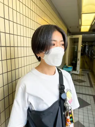 ショート カラー パーマ スパイキーショート/ メンズヘア/hugeのヘアスタイル