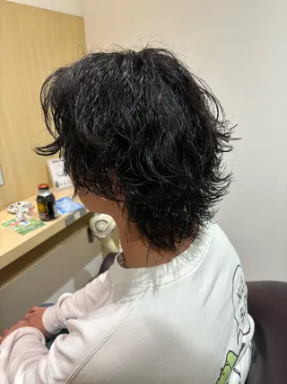 パーマ メンズ ゆい/パーマ/レイヤ ー/似合わせカラーのヘアスタイル