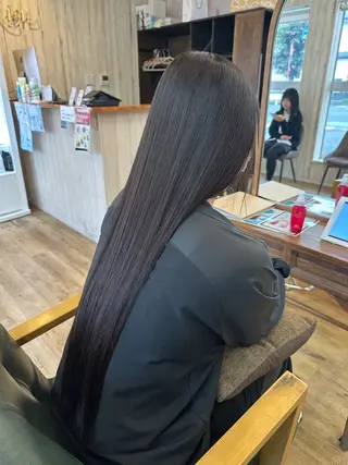 ロング 荻野 翔太朗のヘアスタイル