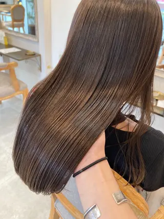 セミロング カラー ボブ& 髪質改善FUMIYAのヘアスタイル