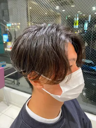 パーマ メンズ 佐々木 拓海のヘアスタイル