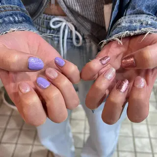 ネイル ボブ/暖色カラー コウボヒカルのヘアスタイル