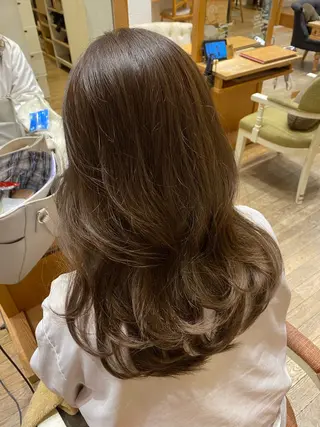 セミロング 透明感カラー/ 似合わせヘア/まなみのヘアスタイル