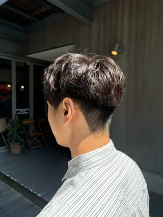 メンズ メンズ/パーマ/ ウルフ/伊武紀のヘアスタイル