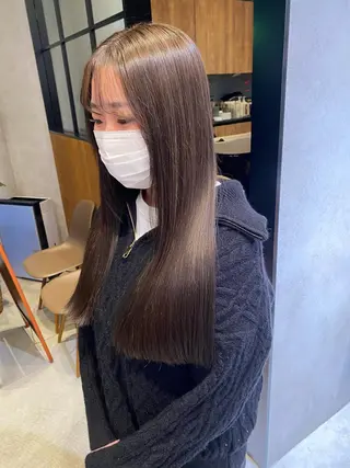 ロング カラー yuuri🎀/大宮 /韓国ヘア/レイヤーのヘアスタイル