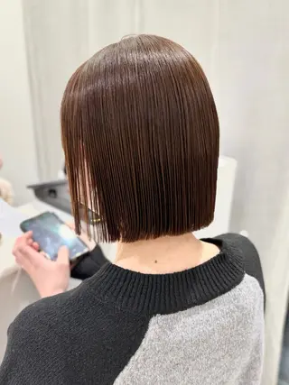 ショート ボブ/美髪矯正 /佐藤　奈巳のヘアスタイル