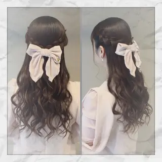 ロング ヘアアレンジ ヘアセット/着付け 𓇼 松本 夏美𓇼のヘアスタイル