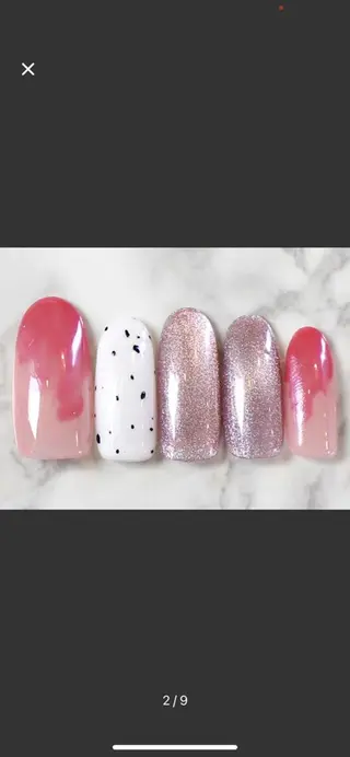 ネイル 🦋ネイルサロン ブラン🌈ゆりのネイルデザイン