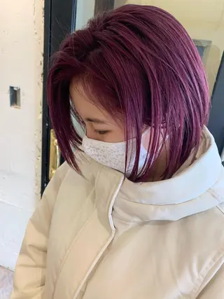 ショート カラー Fuuu《フゥ》所属・シノザキ シンゴのヘアスタイル