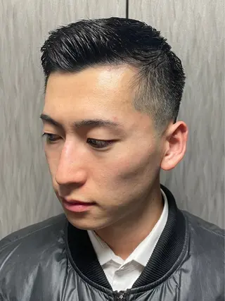 ショート メンズ プレミアムバーバー赤坂所属・野川 純麗のヘアスタイル
