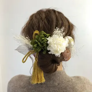 ロング ヘアアレンジ CREAPY所属・CREAPY　日向野 利菜のヘアスタイル