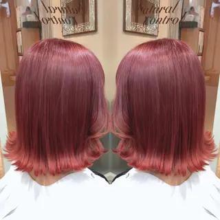 ショート カラー 韓国ヘア🤍髪質改善 🇰🇷AKANEのヘアスタイル