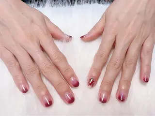 ネイル kao nail マグネット/長さだしのネイルデザイン
