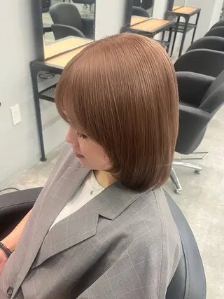 セミロング カラー LINDO TOKYO所属・asumi ♡のヘアスタイル