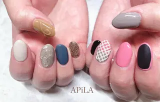 ネイル APiLA 甲斐田のネイルデザイン