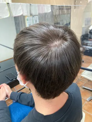 ショート カラー メンズ 🕊髪質改善縮毛矯正 /艶髪/関内🕊あべのヘアスタイル