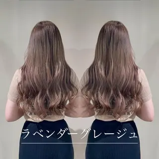 セミロング カラー 🦋美髪／エクステ 🦋アベイクミのヘアスタイル