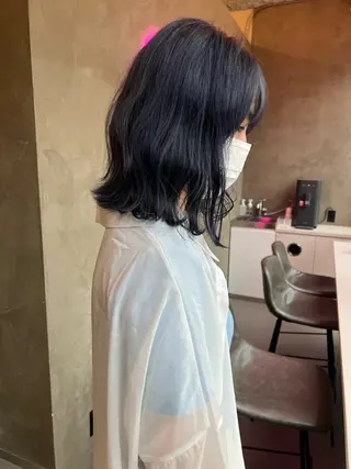 カラー 乾かしただけで艶髪✨ 縮毛矯正天王寺はやとのヘアスタイル