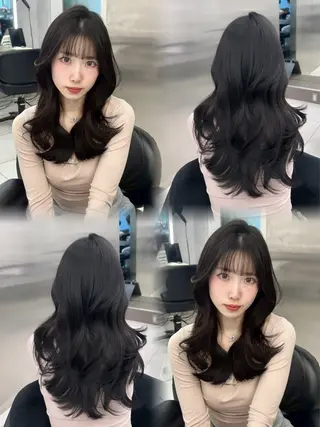 ロング 銀座/韓国ヘア🤍 レイヤーAYUMIのヘアスタイル