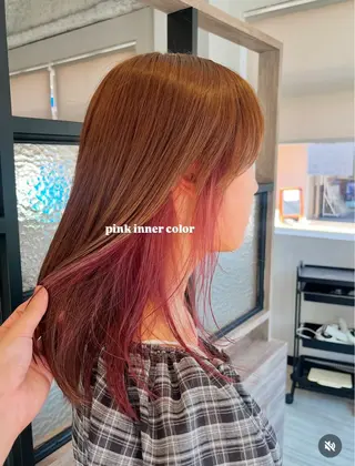 ミディアム ブリーチなしダブル カラー/なぎ🦖ᩚのヘアスタイル
