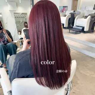 ロング カラー 峯崎 葵のヘアスタイル