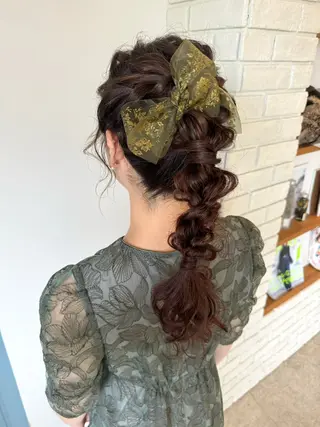 ロング ヘアアレンジ 中島 さなえのヘアスタイル