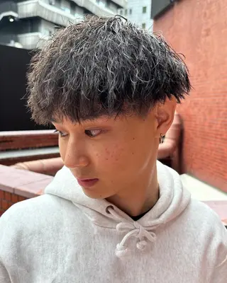 パーマ メンズ 年間2000名担当◎ パーマ職人/仲原佑樹のヘアスタイル