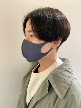 ショート メンズ 田中 あやなのヘアスタイル