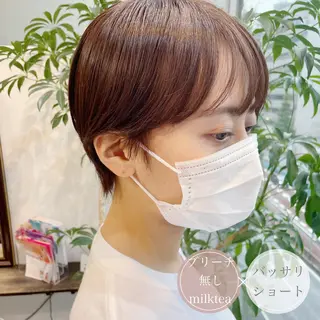 ショート カラー ショート・ボブ💫 シブヤトモヒロのヘアスタイル