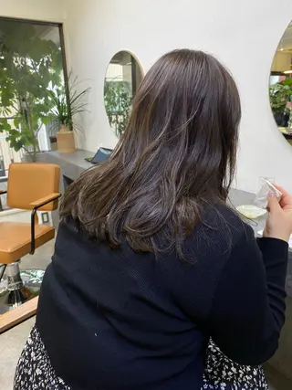 セミロング カラー iroha/ n.w.h🎀のヘアスタイル