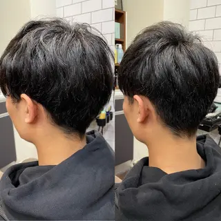 ショート メンズ トレサンパ所属・💈トレサンパ 💈金山駅✂︎愛実のヘアスタイル