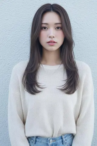 ロング 酸性縮毛矯正/髪質 改善/Lecielのヘアスタイル