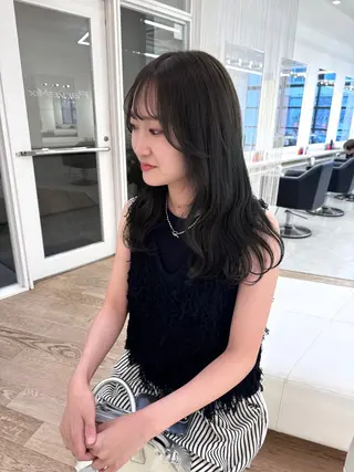 ロング カラー ParveMix NANOのヘアスタイル