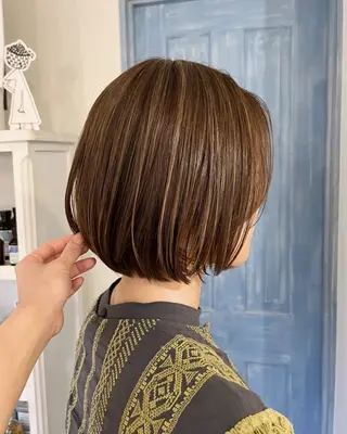 ショート カラー やまだ→アトリエニノ モデルさん募集中！のヘアスタイル