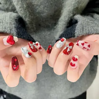 ネイル 🎀NAIL🎀 AI🪄︎︎◝✩のネイルデザイン