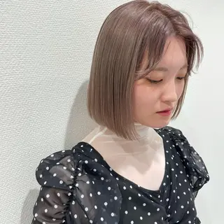 ショート カラー ヘアアレンジ 酸性縮毛矯正 梅田茶屋町 Juriのヘアスタイル