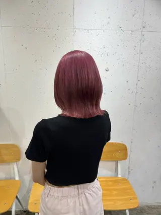 ミディアム ダブルカラー🌈 miinaのヘアスタイル