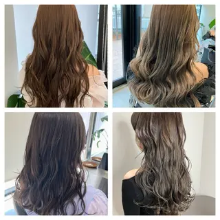 ロング カラー GOTODAY シェアサロン梅田NU茶屋町店所属・髪質改善/艶カラー 縮毛矯正/みほのヘアスタイル