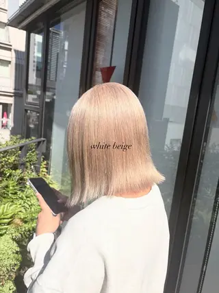 ミディアム 梅田/茶屋町/ハイト ーン/kizunaのヘアスタイル