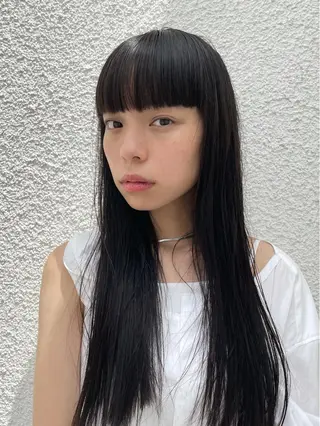 ロング 斎藤祐樹 /レイヤー/パーマのヘアスタイル