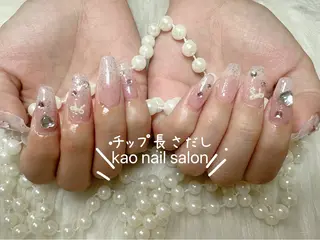 ネイル kao nail マグネット/長さだしのネイルデザイン