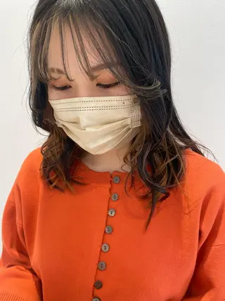 ミディアム 🪴酒井 可南子🪴のヘアスタイル