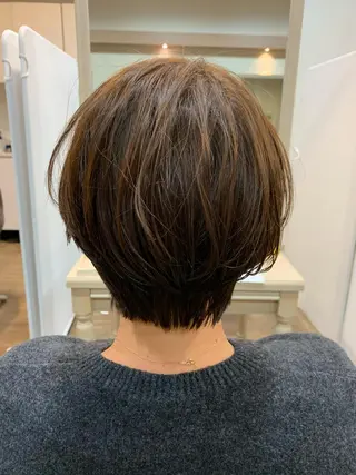 ショート 韓国ヘア/レイヤー 🇰🇷/艶髪/長橋のヘアスタイル